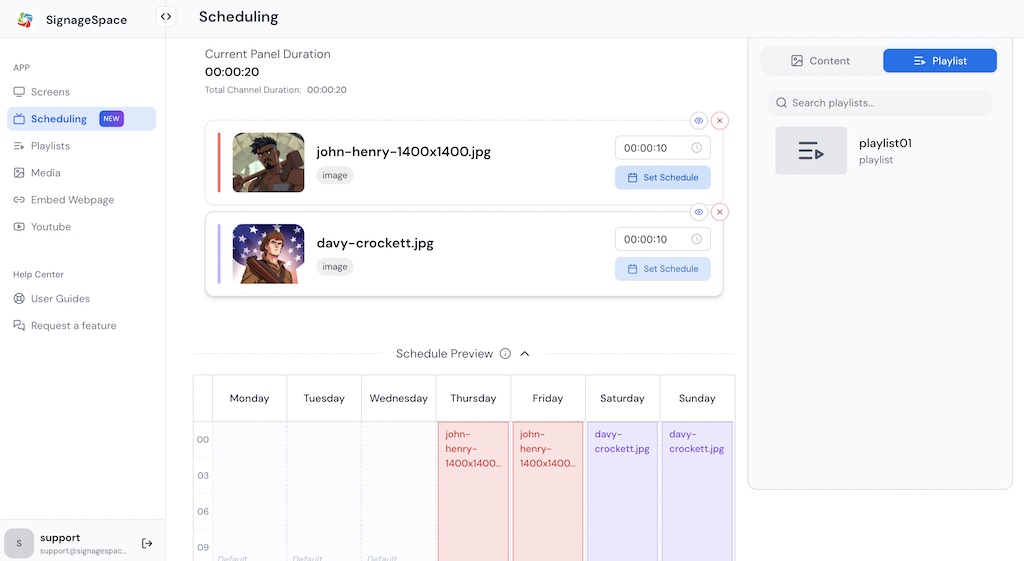 scheduling